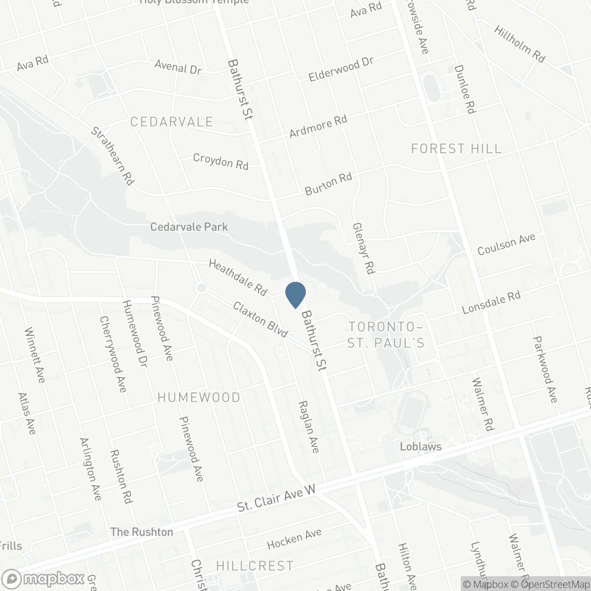 1A HEATHDALE ROAD, Toronto, Ontario M6C 1M5